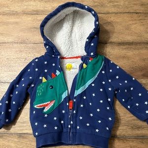 Baby boden Dino hoodie, 9-12m